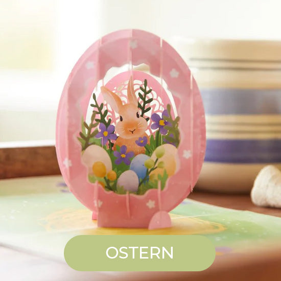 Lovepop Pop-Up Karten Grußkarten Oster-Karten Klappkarte Aufklappkarte