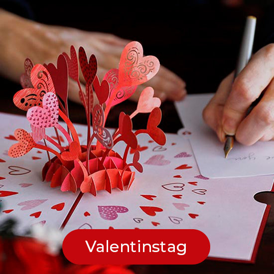 Lovepop 3D Pop-Up Valentinstags-Karte Klappkarte Aufklappkarte Geschenkkarte