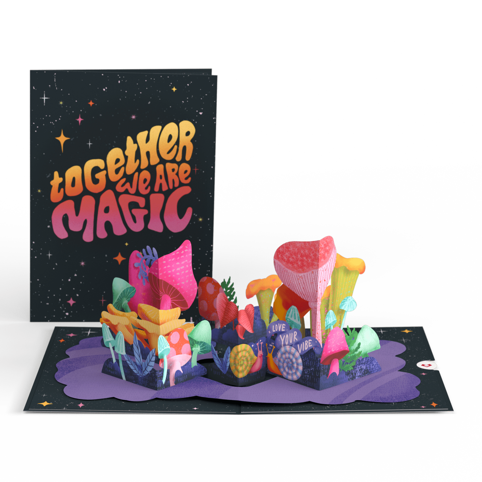 Lovepop - 3D Pop - Up Grußkarte Together we are Magic - Onlineshop für außergewöhnliche Grußkarten und Paper Art - Online kaufen