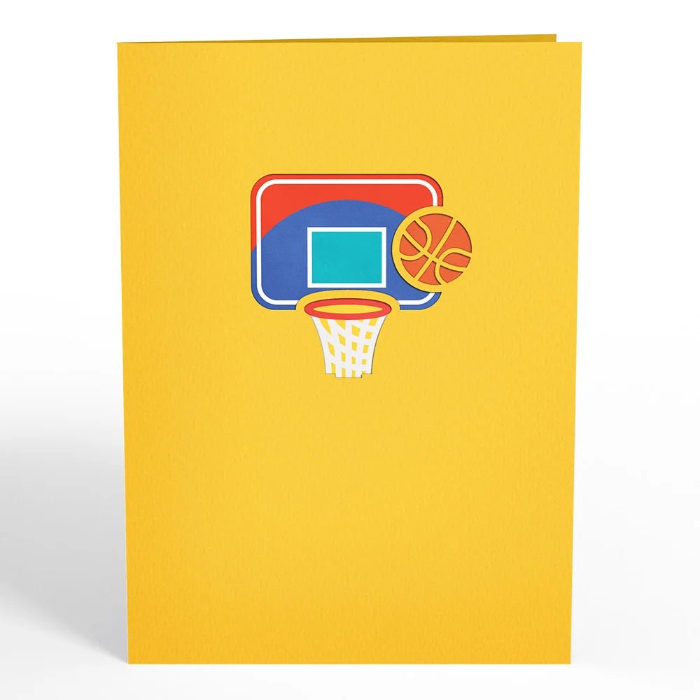 Lovepop - Basketball Spiel 3D Pop-Up Karte - Onlineshop für außergewöhnliche Grußkarten und Paper Art - Online kaufen