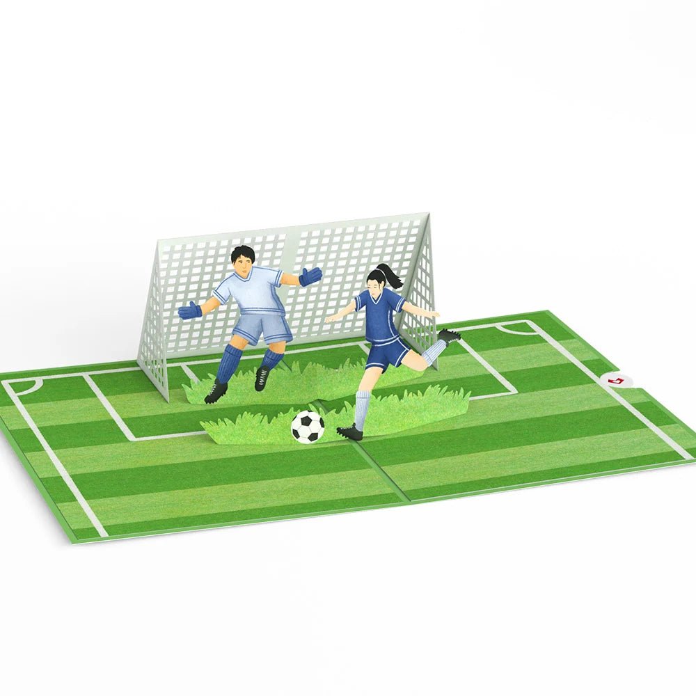 Lovepop - Fußball 3D Pop-Up Karte - Onlineshop für außergewöhnliche Grußkarten und Paper Art - Online kaufen