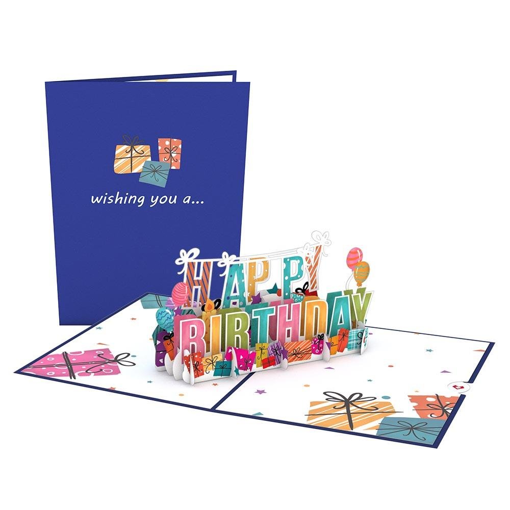 Lovepop - Geburtstagspaket 3D Pop - Up Karte + Bouquet Set - Onlineshop für außergewöhnliche Grußkarten und Paper Art - Online kaufen