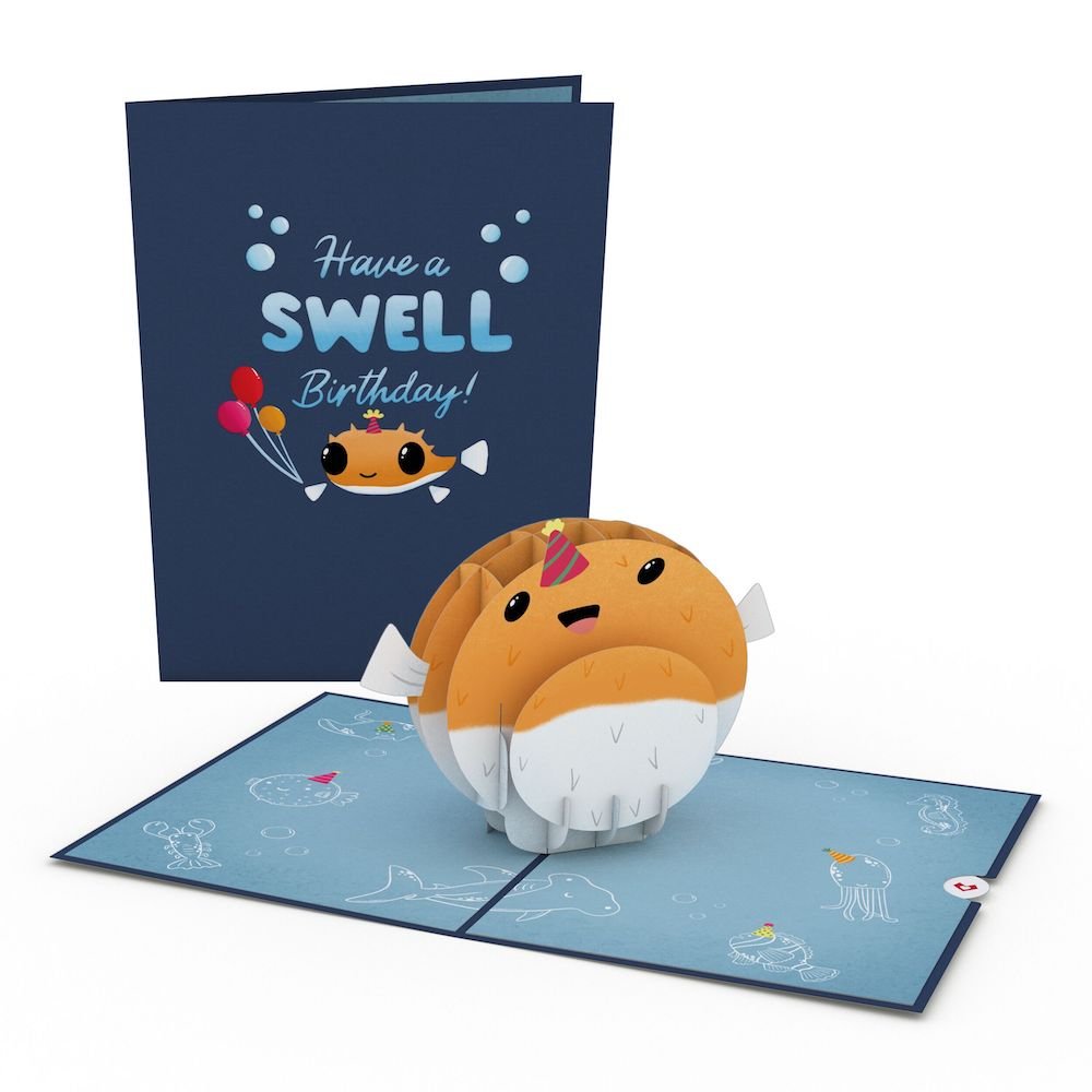 Lovepop - Have a SWELL Birthday 3D Pop - Up Karte - Onlineshop für außergewöhnliche Grußkarten und Paper Art - Online kaufen