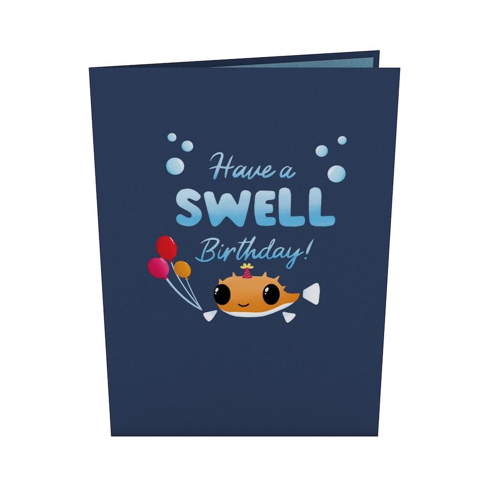 Lovepop - Have a SWELL Birthday 3D Pop - Up Karte - Onlineshop für außergewöhnliche Grußkarten und Paper Art - Online kaufen