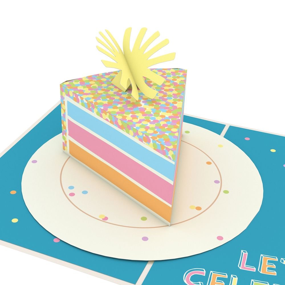 Lovepop - Konfetti - Geburtstagspaket 3D Pop - Up Karte + Bouquet Set - Onlineshop für außergewöhnliche Grußkarten und Paper Art - Online kaufen