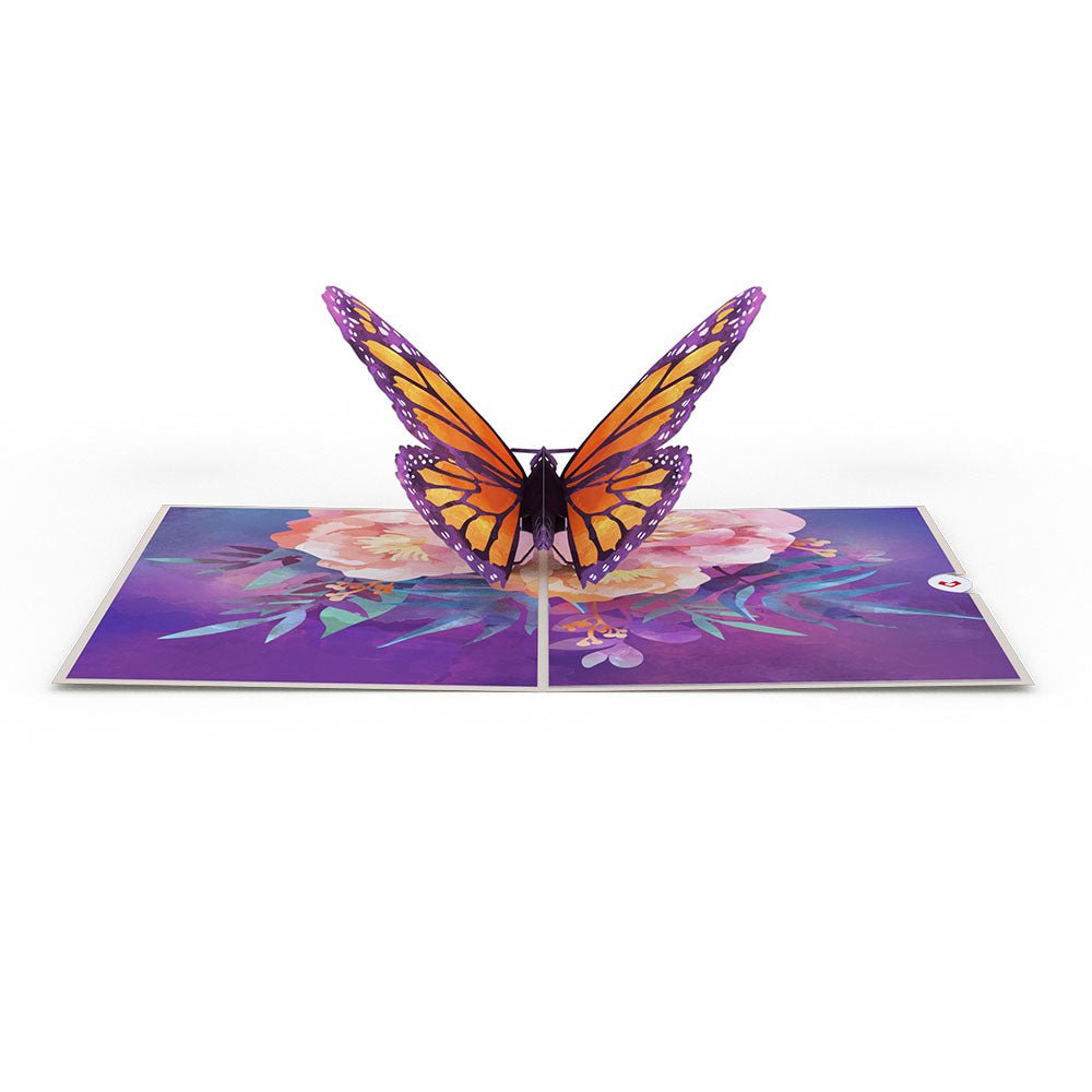 Lovepop - Monarchfalter 3D Pop - Up Karte - Onlineshop für außergewöhnliche Grußkarten und Paper Art - Online kaufen