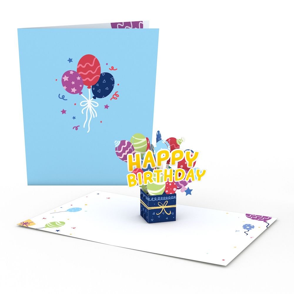 Lovepop - Paperpop Geburtstags - Set 24 Stück 3D Pop - Up Karten - Onlineshop für außergewöhnliche Grußkarten und Paper Art - Online kaufen