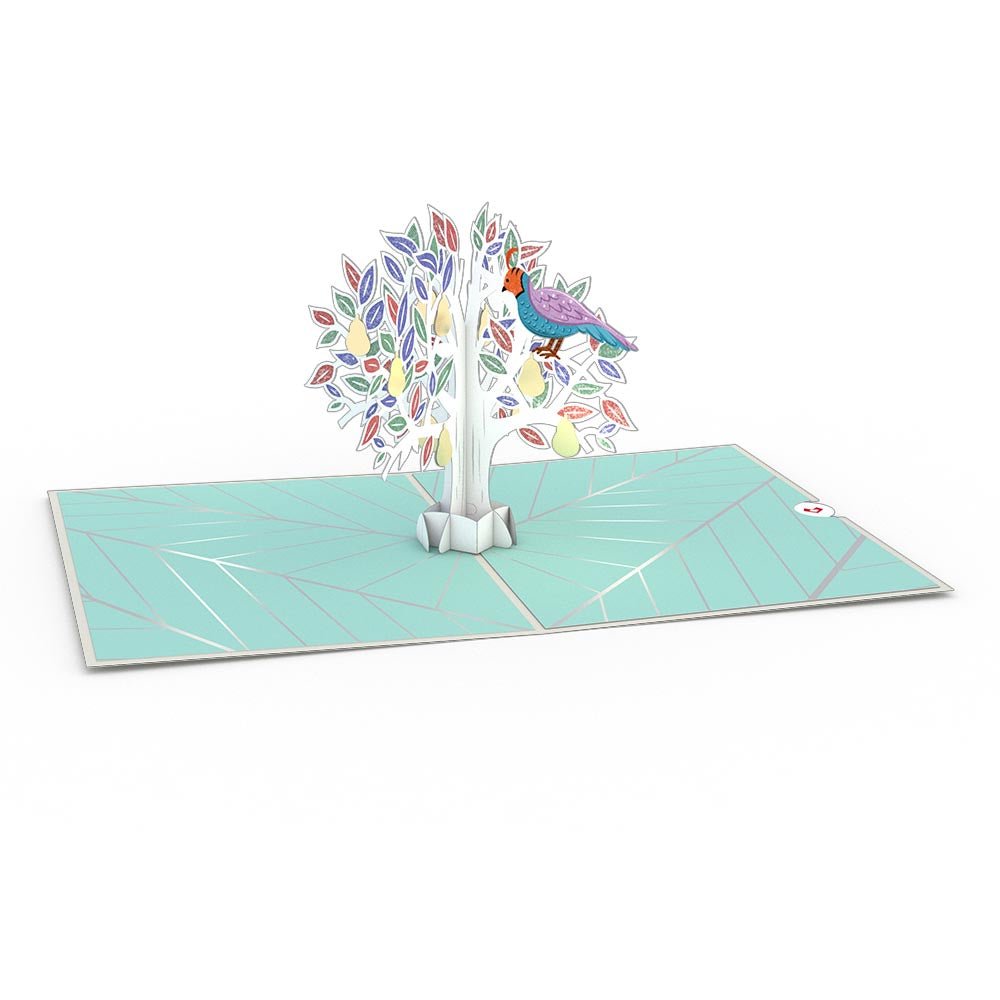 Lovepop - Rebhuhn im Birnbaum 3D Pop - Up Karte - Onlineshop für außergewöhnliche Grußkarten und Paper Art - Online kaufen