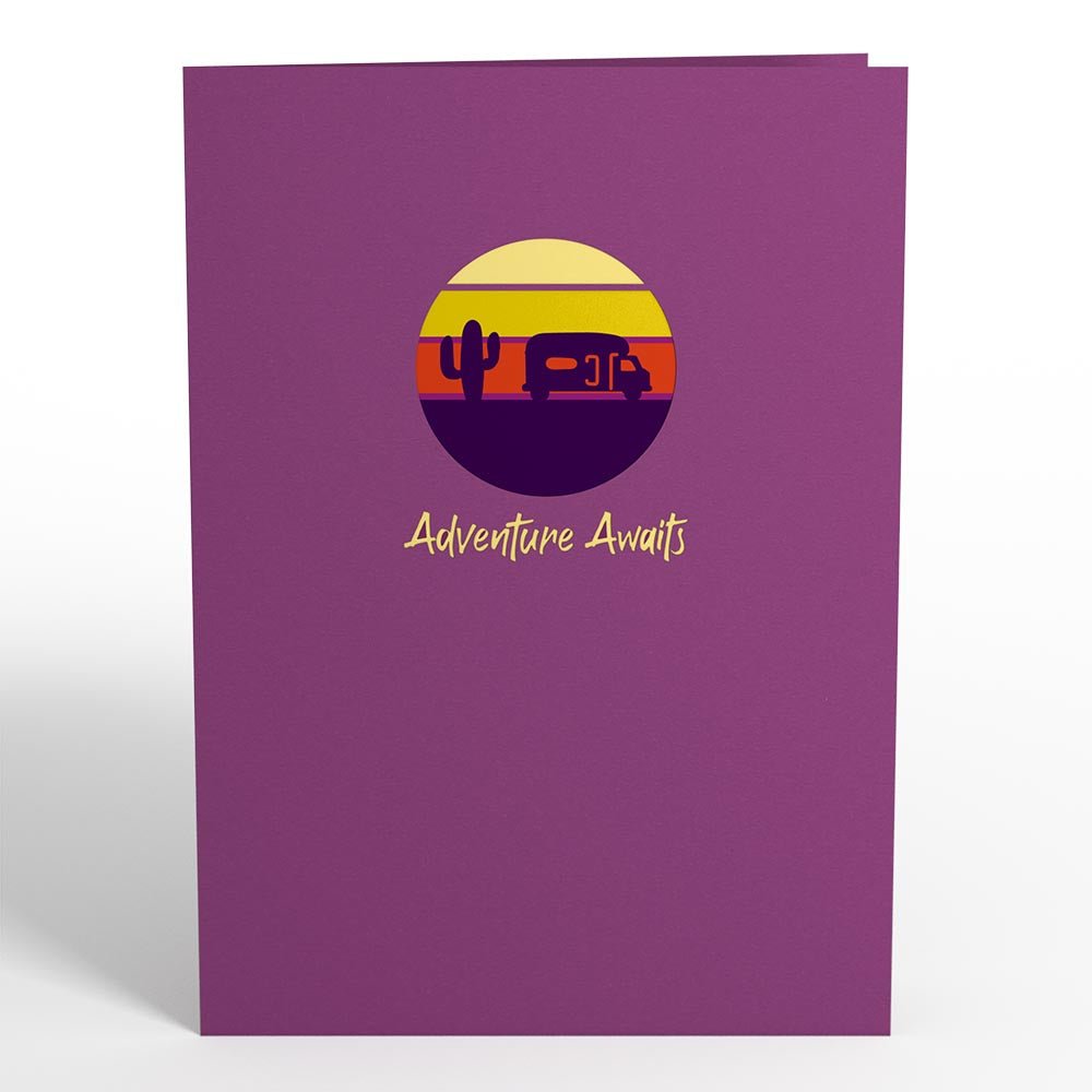 Lovepop - Roadtrip Abenteuer Camping Urlaub Wohnmobil 3D Pop - Up Karte - Onlineshop für außergewöhnliche Grußkarten und Paper Art - Online kaufen