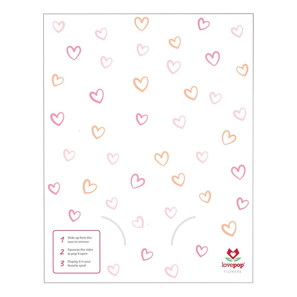 Lovepop - Rosa Lilienstrauß 3D Pop - Up Bouquet - Onlineshop für außergewöhnliche Grußkarten und Paper Art - Online kaufen