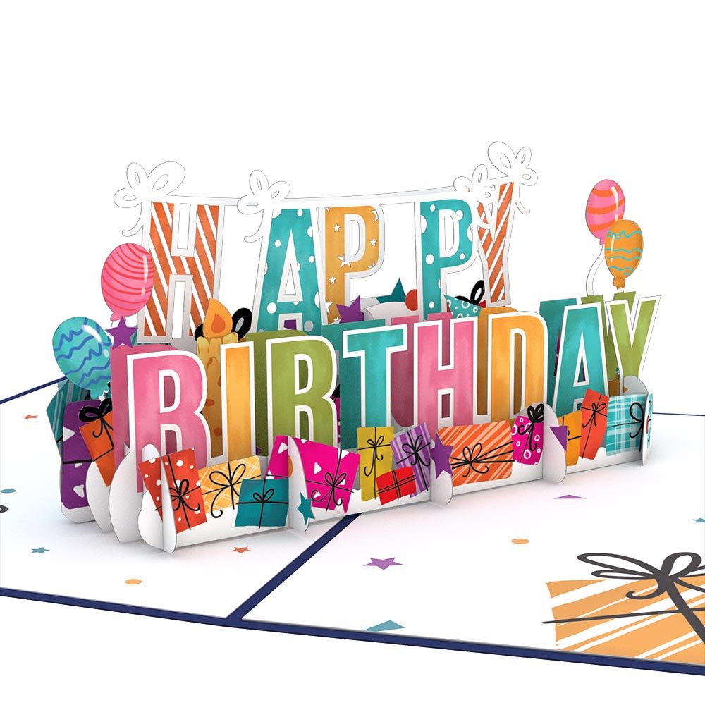 Lovepop - Schmetterlings - Geburtstagspaket 3D Pop - Up Karte + Bouquet Set - Onlineshop für außergewöhnliche Grußkarten und Paper Art - Online kaufen