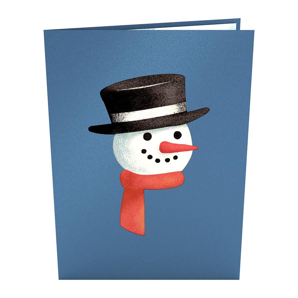 Lovepop - Schneemann 3D Pop - Up Karte - Onlineshop für außergewöhnliche Grußkarten und Paper Art - Online kaufen