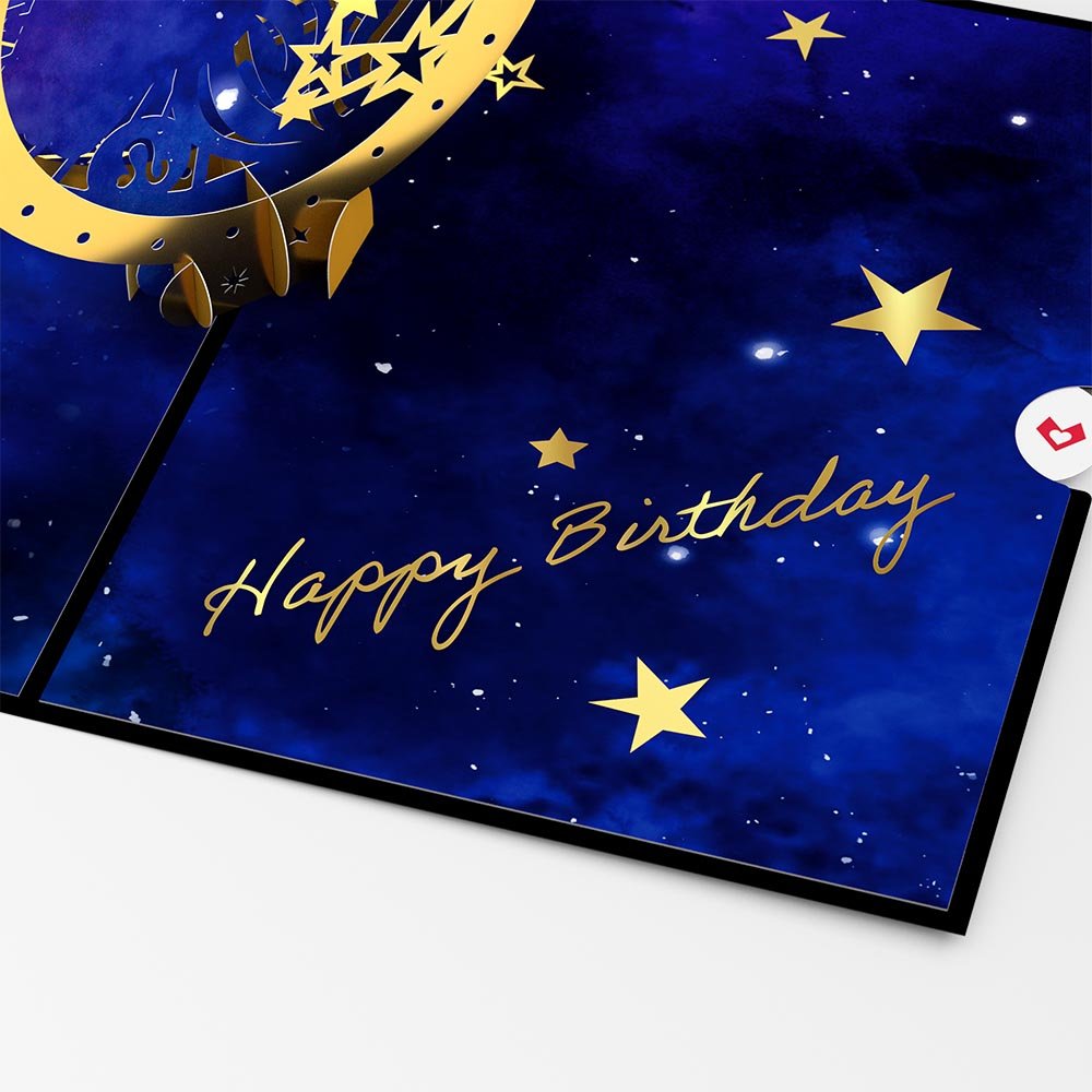 Lovepop - Sternzeichen Löwe 3D Pop - Up Karte - Onlineshop für außergewöhnliche Grußkarten und Paper Art - Online kaufen