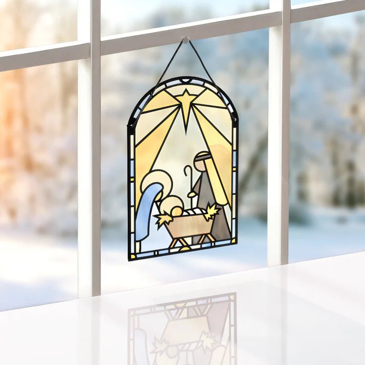 Lovepop - Weihnachts - Krippen Sonnenfänger Karte - Onlineshop für außergewöhnliche Grußkarten und Paper Art - Online kaufen