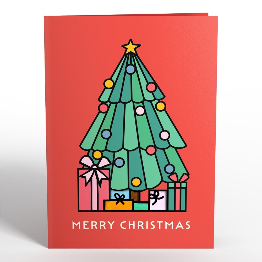 Lovepop - Weihnachtsbaum Sonnenfänger Karte - Onlineshop für außergewöhnliche Grußkarten und Paper Art - Online kaufen