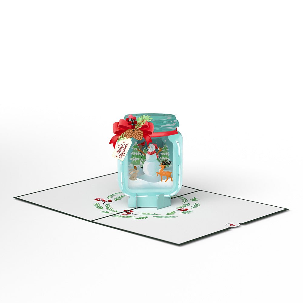 Lovepop - Weihnachtsglas 3D Pop - Up Karte - Onlineshop für außergewöhnliche Grußkarten und Paper Art - Online kaufen