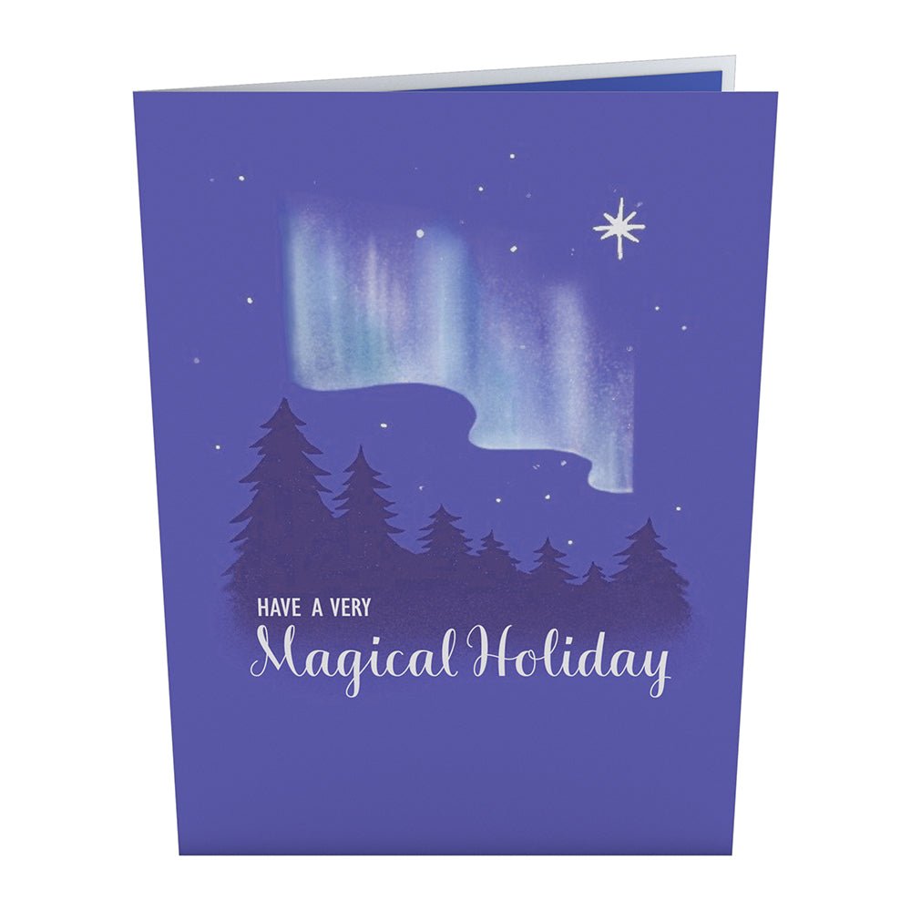 Lovepop - Winter Borealis Szene 3D Pop - Up Karte - Onlineshop für außergewöhnliche Grußkarten und Paper Art - Online kaufen