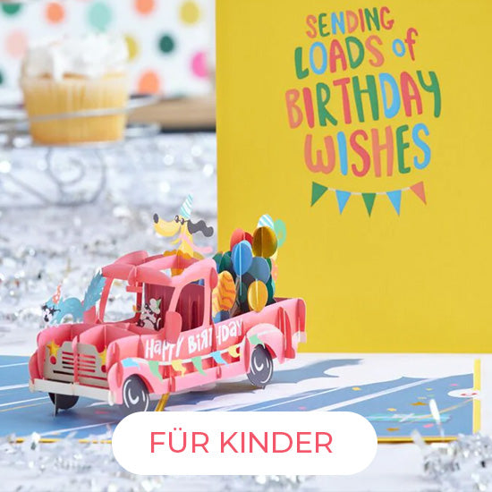 3D Pop-Up Geschenkkarten für Kinder