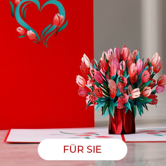 3D Pop-Up Geschenkkarten für Frauen