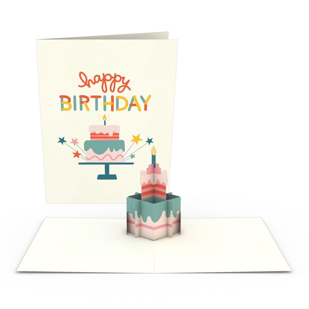Lovepop - 4er - Pack Skurrile Geburtstags - Notizkarten 3D Pop - Up Kartenpaket - Onlineshop für außergewöhnliche Grußkarten und Paper Art - Online kaufen