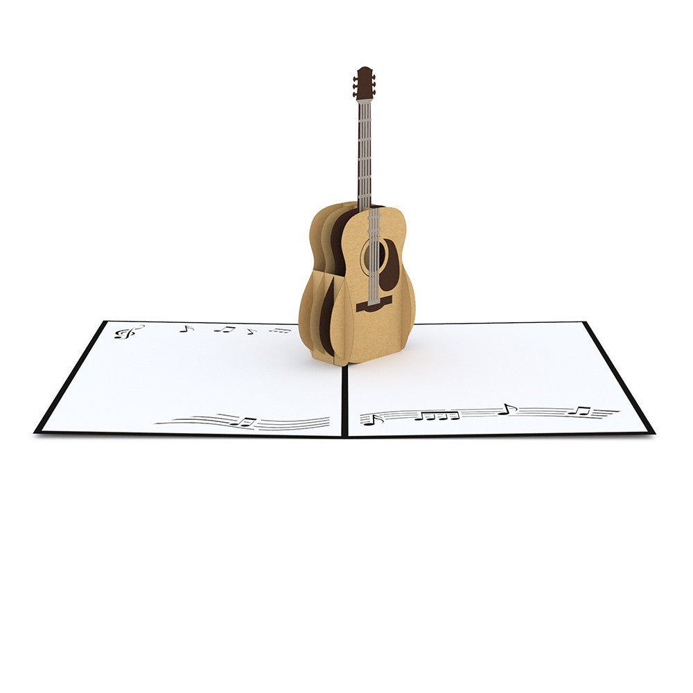 Akustikgitarren-Grußkarte Von Whitman – „Happy Birthday“, Innen Leer, 12,7 X 17,8 Cm