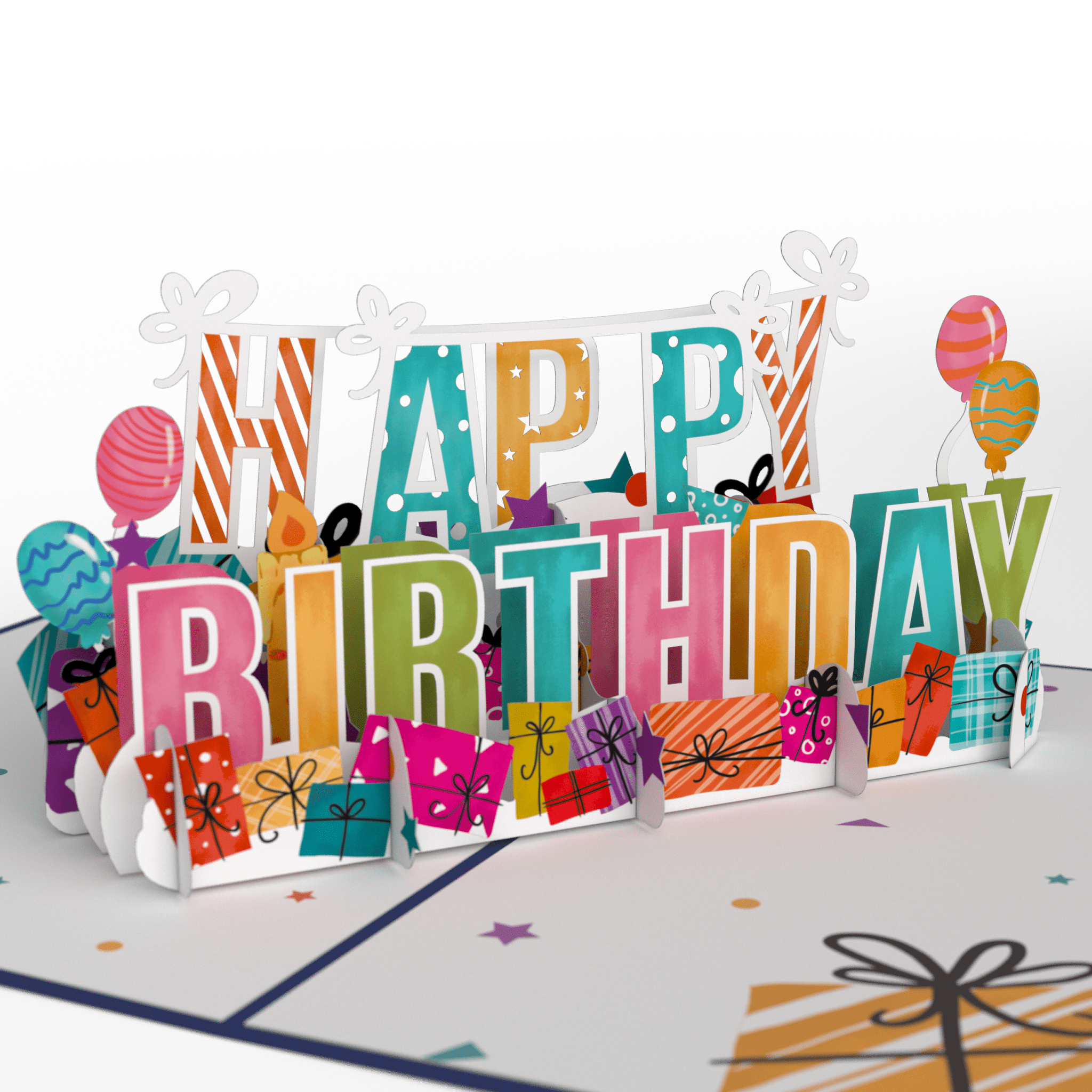 Lovepop - Alles Gute zum Geburtstag 3D Pop - Up Karte - Onlineshop für außergewöhnliche Grußkarten und Paper Art - Online kaufen