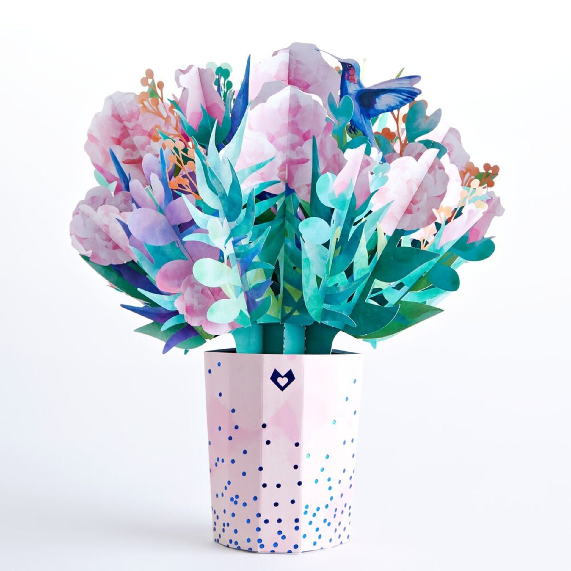 Lovepop - Aquarell - Blüten zum Muttertag 3D Pop - Up Karte + Bouquet Set - Onlineshop für außergewöhnliche Grußkarten und Paper Art - Online kaufen