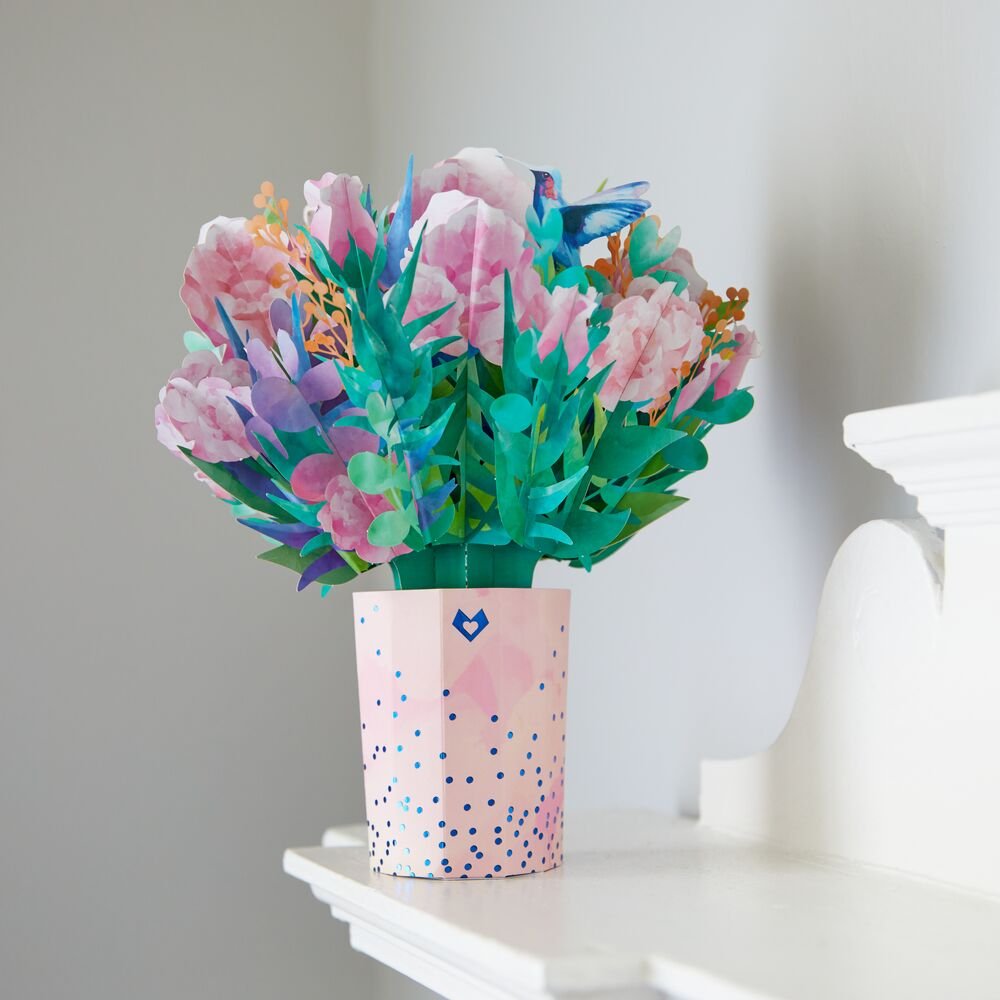 Lovepop - Aquarell Rosenstrauß 3D Pop - Up Bouquet - Onlineshop für außergewöhnliche Grußkarten und Paper Art - Online kaufen