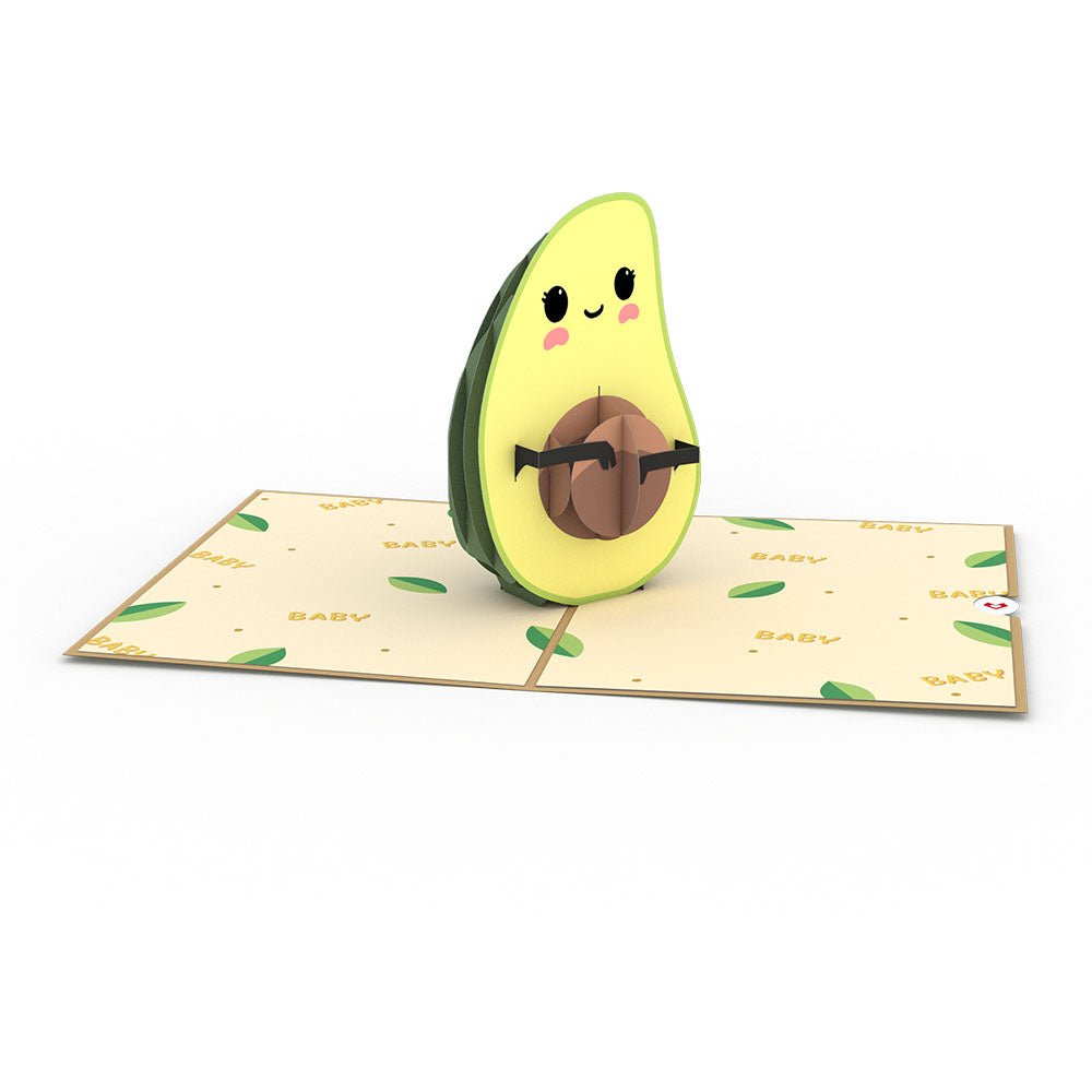 Lovepop - Avocado Baby 3D Pop - Up Karte - Onlineshop für außergewöhnliche Grußkarten und Paper Art - Online kaufen