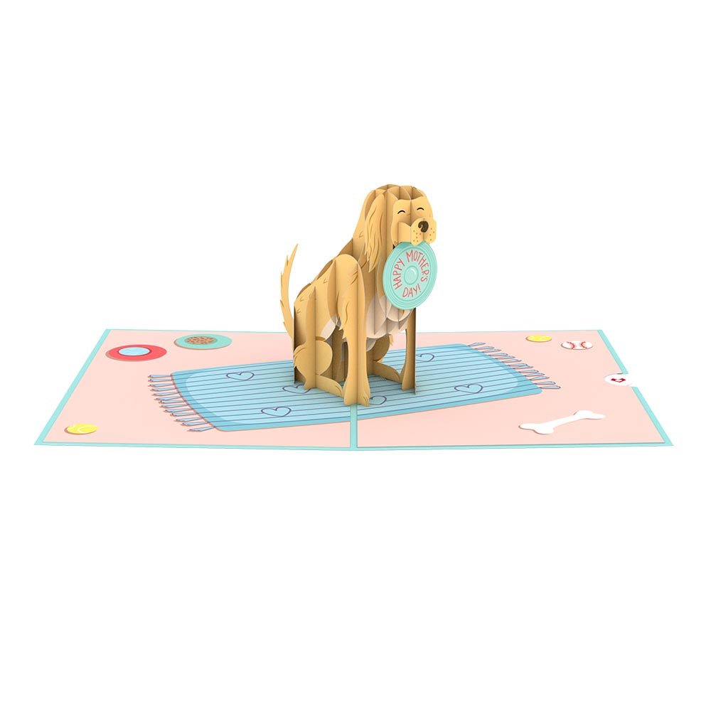 Lovepop - Beste Doggone Mom Hunde Muttertag 3D Pop - Up Karte - Onlineshop für außergewöhnliche Grußkarten und Paper Art - Online kaufen