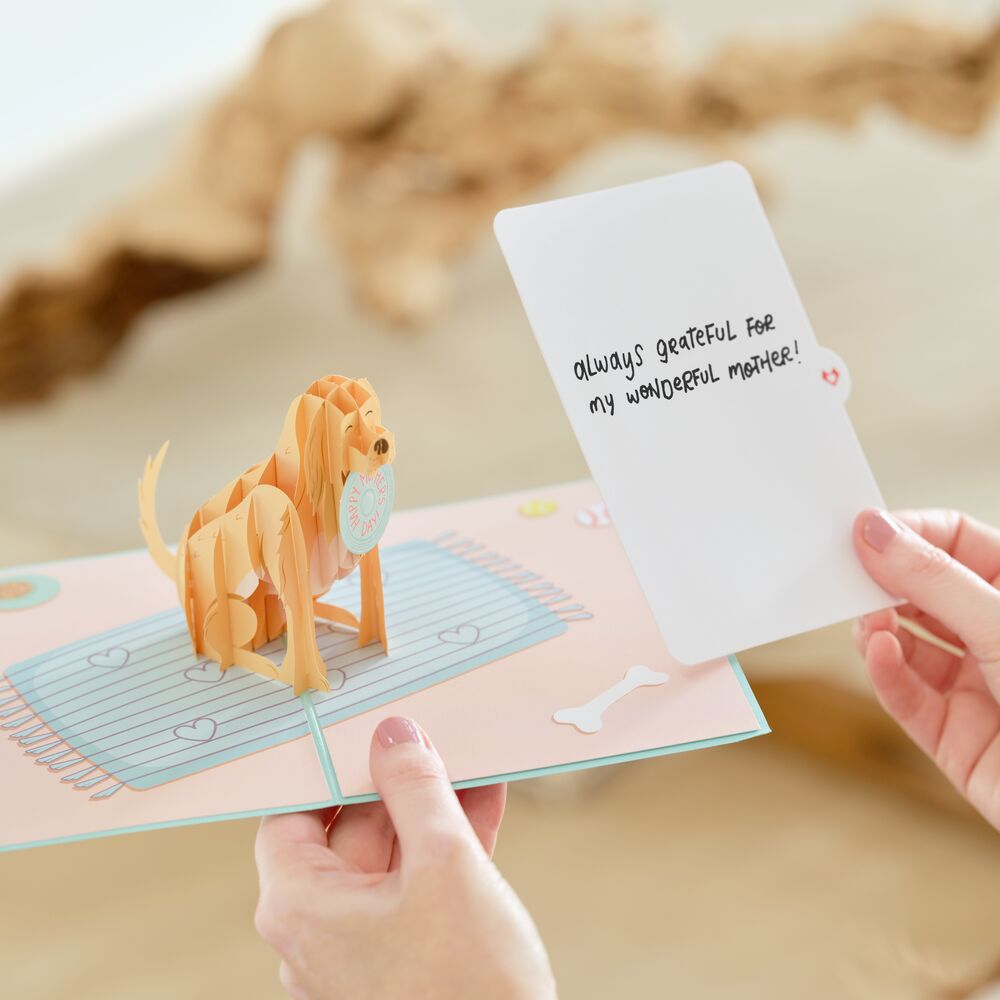 Lovepop - Beste Doggone Mom Hunde Muttertag 3D Pop - Up Karte - Onlineshop für außergewöhnliche Grußkarten und Paper Art - Online kaufen