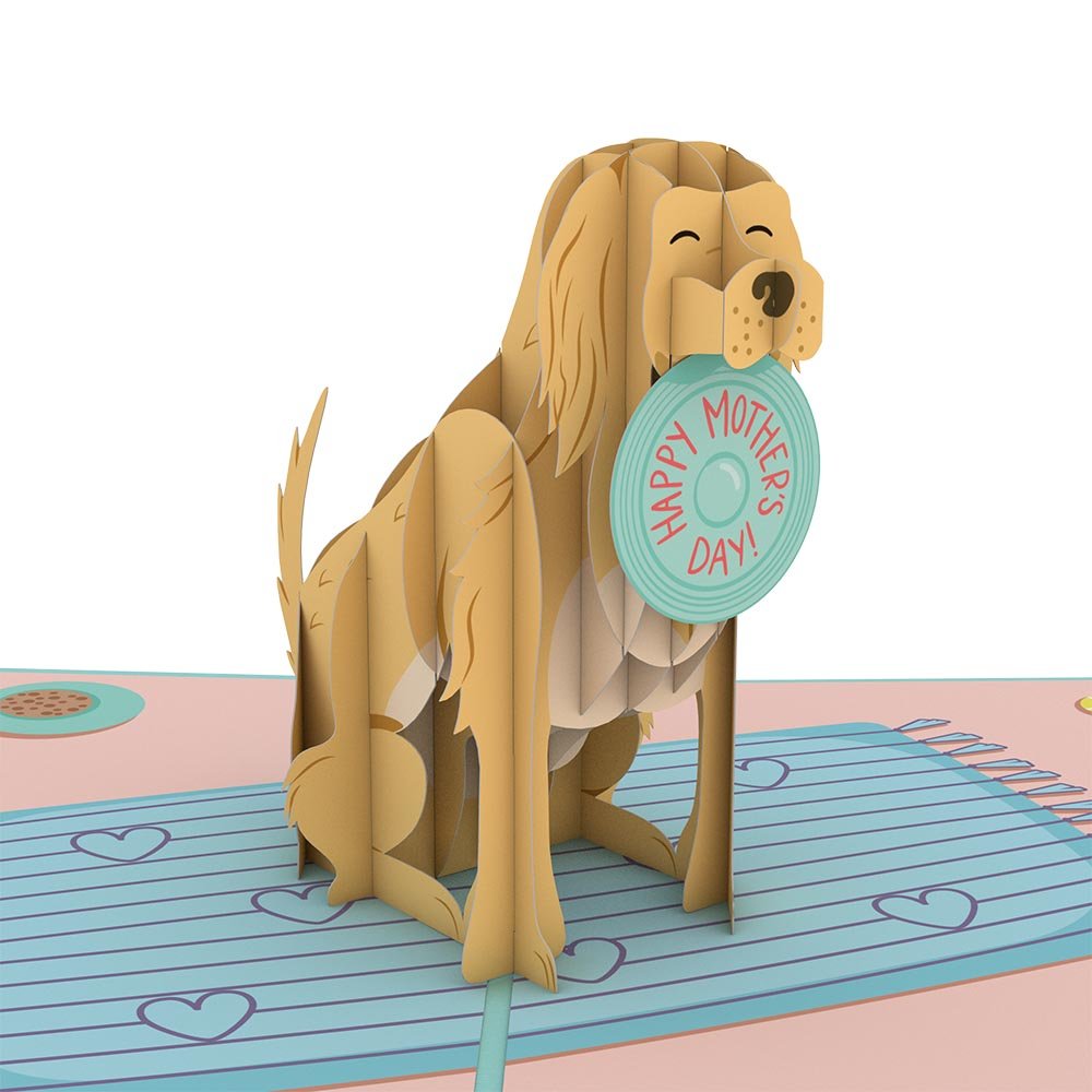 Lovepop - Beste Doggone Mom Hunde Muttertag 3D Pop - Up Karte - Onlineshop für außergewöhnliche Grußkarten und Paper Art - Online kaufen