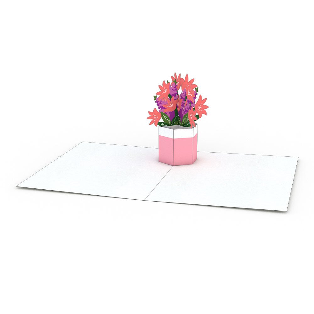 Lovepop - Blumentopf - Notizkarten 4er - Pack 3D Pop - Up Kartenpaket - Onlineshop für außergewöhnliche Grußkarten und Paper Art - Online kaufen