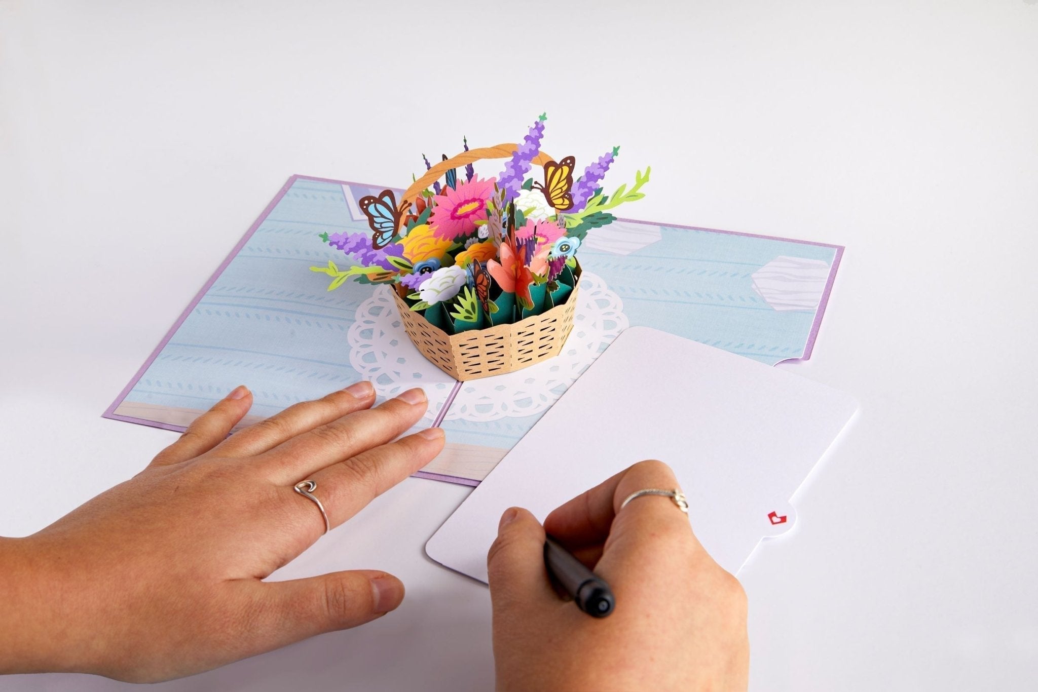 Lovepop - Denk an Dich 3D Pop - Up Karte + Bouquet Set - Onlineshop für außergewöhnliche Grußkarten und Paper Art - Online kaufen