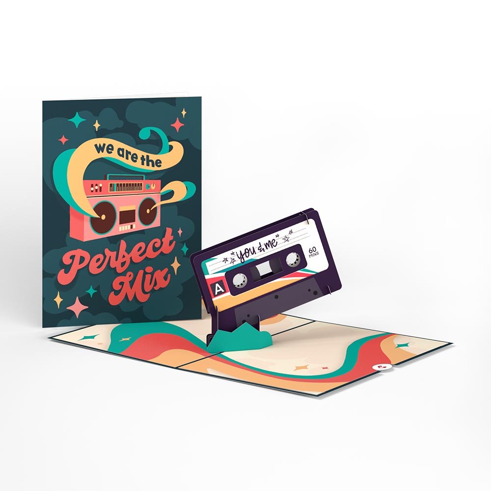 Lovepop - Die perfekte Mixtape 3D Pop - Up Karte - Onlineshop für außergewöhnliche Grußkarten und Paper Art - Online kaufen