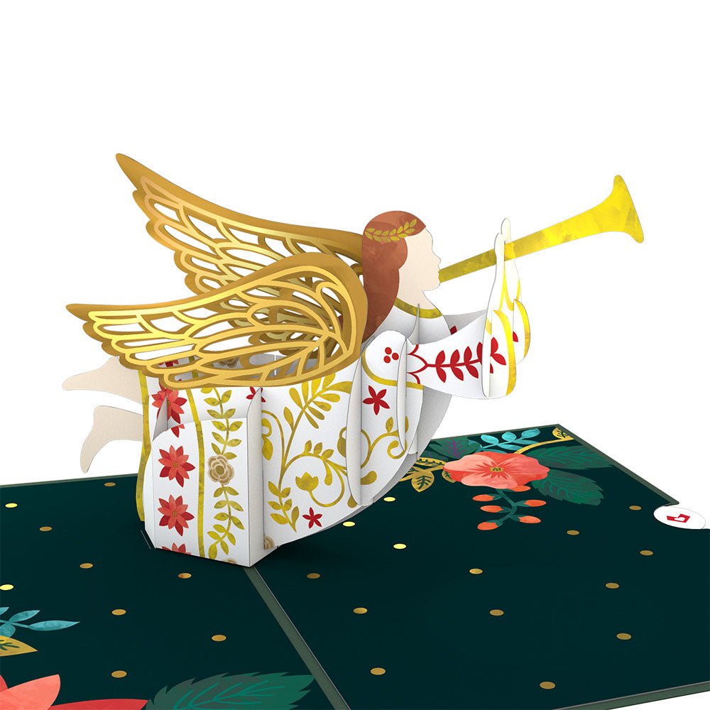 Lovepop - Feiertagsengel Weihnachten 3D Pop - Up Karte - Onlineshop für außergewöhnliche Grußkarten und Paper Art - Online kaufen