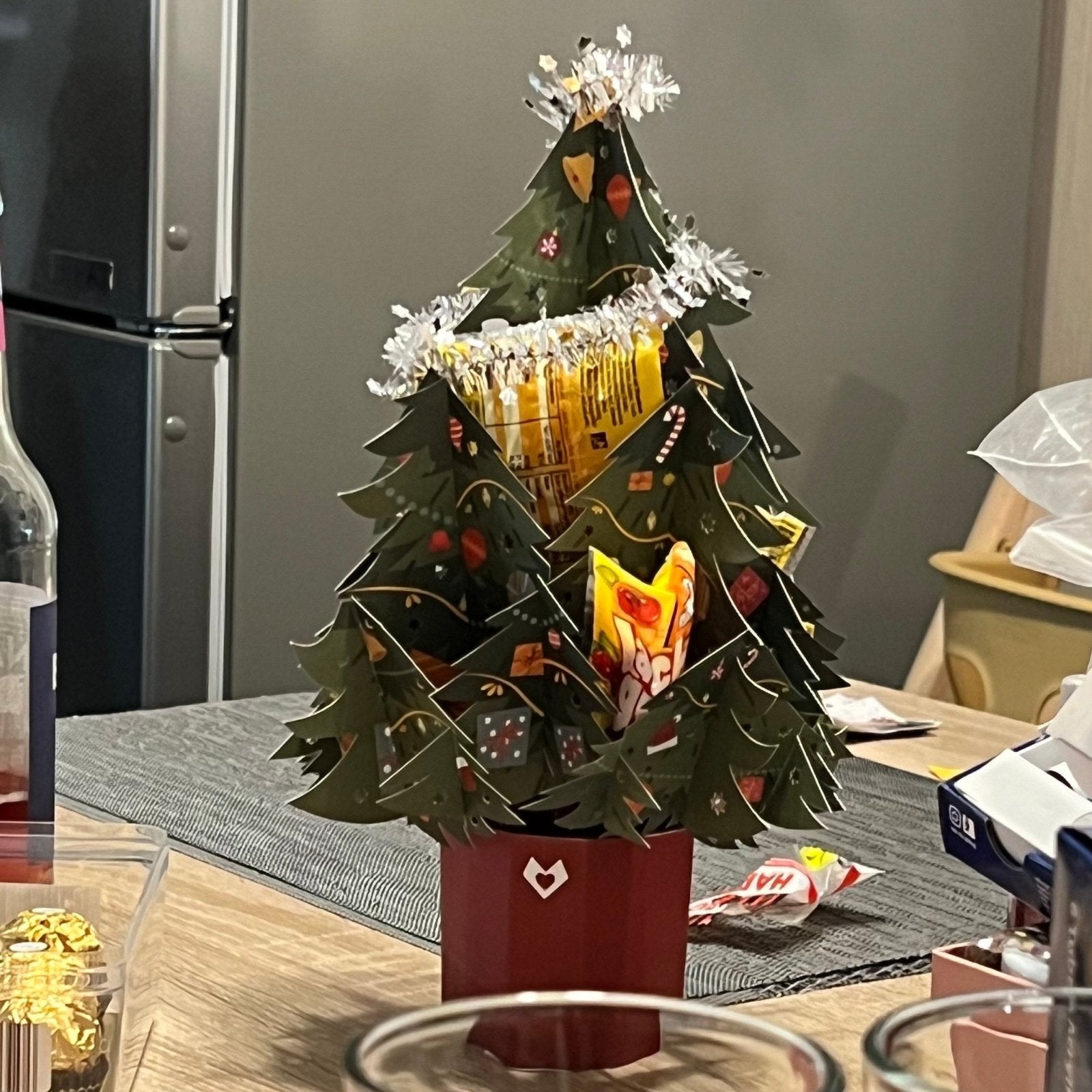 Lovepop - Festlicher Weihnachtsbaum 3D Pop - Up Bouquet - Onlineshop für außergewöhnliche Grußkarten und Paper Art - Online kaufen