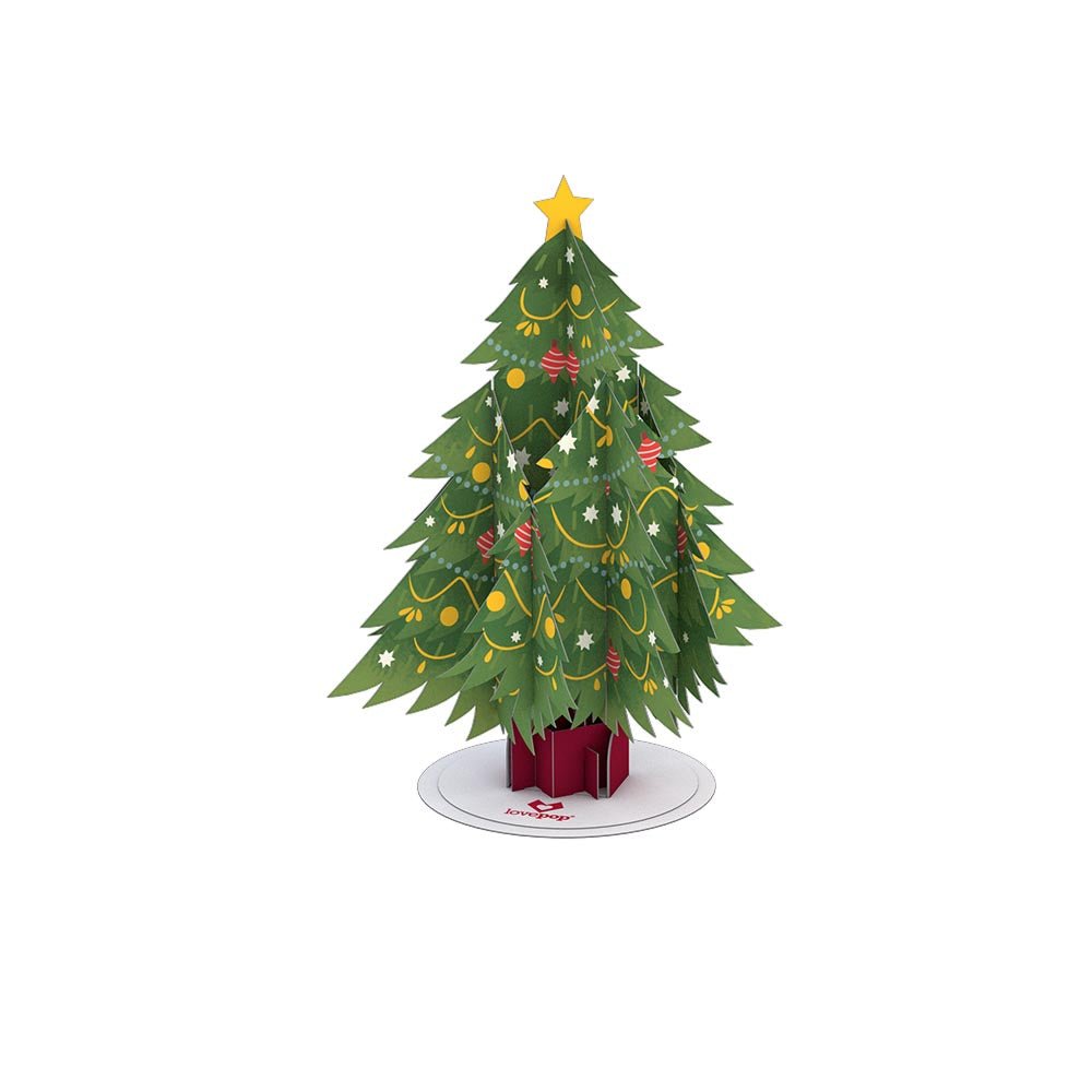 Lovepop - Festliches 12er - Pack Weihnachten 3D Pop - Up Karten - Onlineshop für außergewöhnliche Grußkarten und Paper Art - Online kaufen