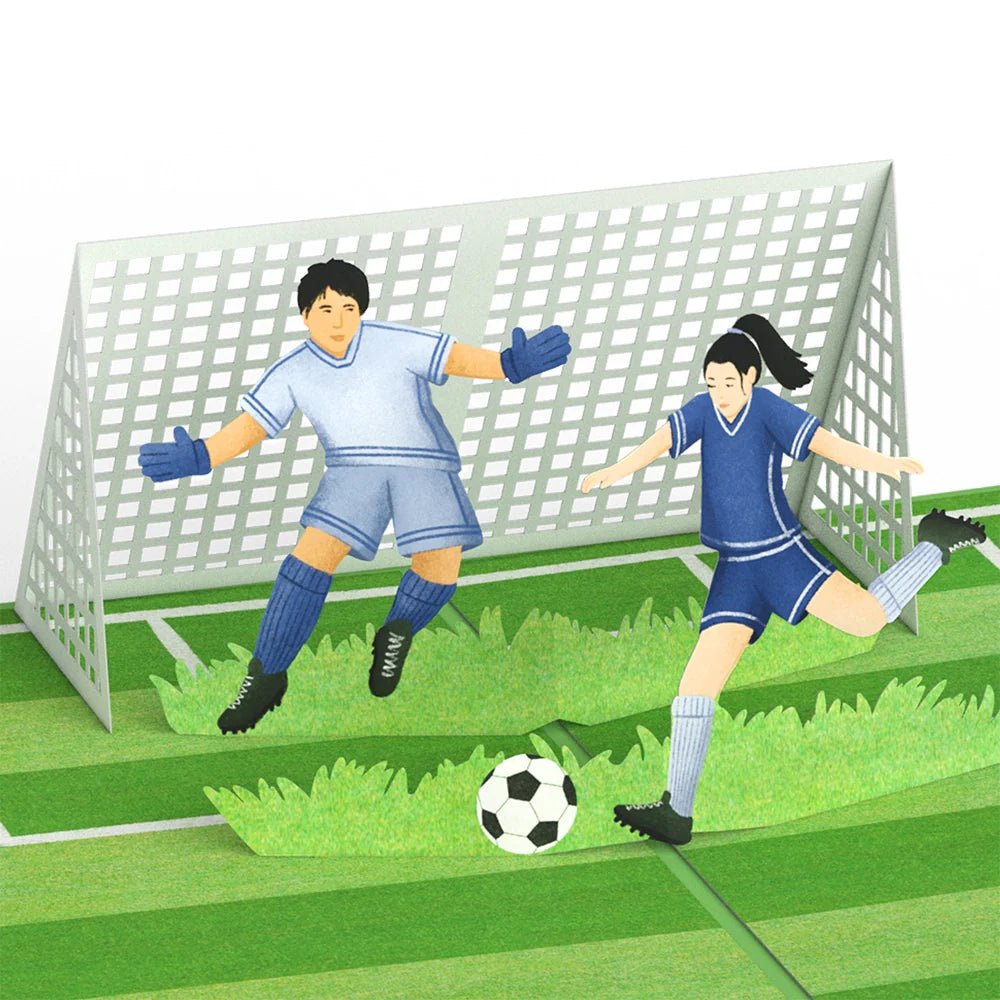 Lovepop - Fußball 3D Pop-Up Karte - Onlineshop für außergewöhnliche Grußkarten und Paper Art - Online kaufen