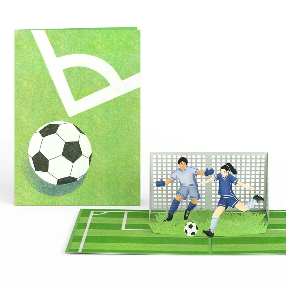 Lovepop - Fußball 3D Pop-Up Karte - Onlineshop für außergewöhnliche Grußkarten und Paper Art - Online kaufen