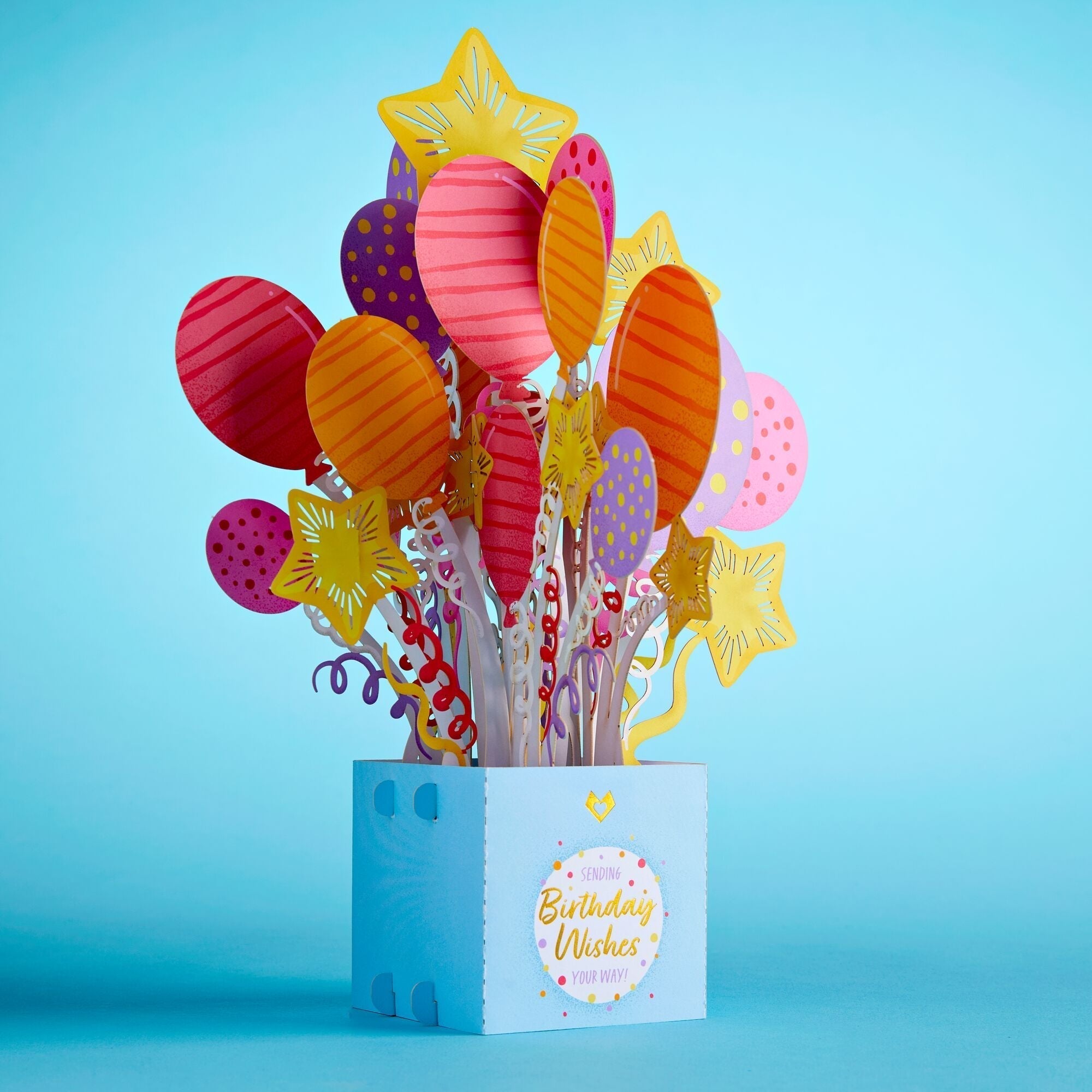 Lovepop - Geburtstagsballons - Riesiges Pop - up - Geschenk 3D Pop - Up Bouquet - Onlineshop für außergewöhnliche Grußkarten und Paper Art - Online kaufen