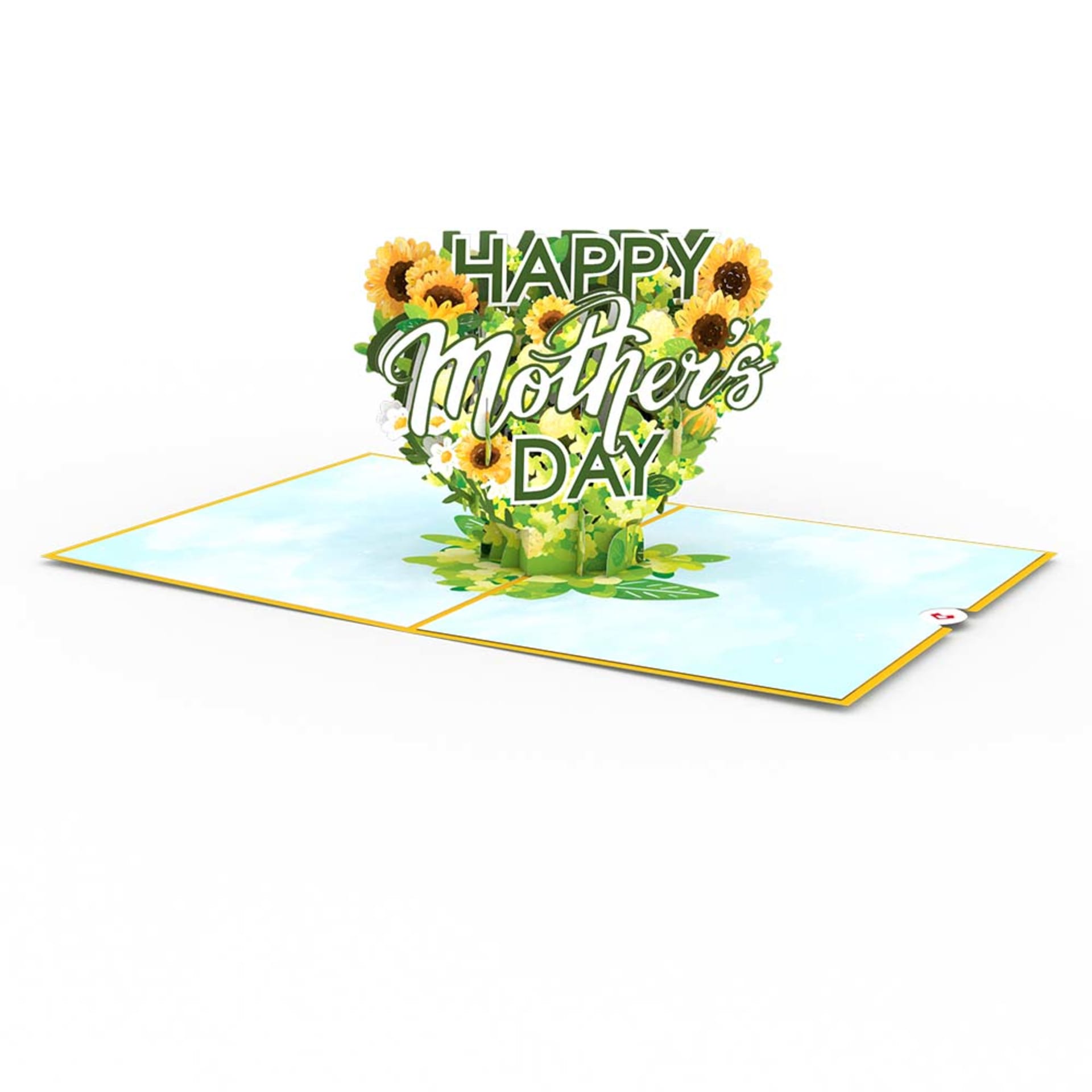 Lovepop - Großes Sonnenblumen - Blumenstrauß - Paket zum Muttertag 3D Pop - Up Karte + Bouquet Set - Onlineshop für außergewöhnliche Grußkarten und Paper Art - Online kaufen