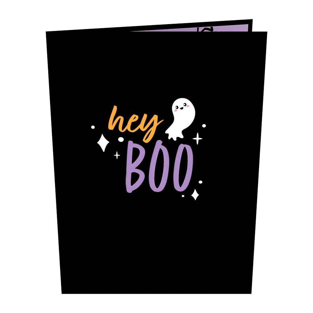 Lovepop - Halloween - Hey Boo Geister 3D Pop - Up Karte - Onlineshop für außergewöhnliche Grußkarten und Paper Art - Online kaufen