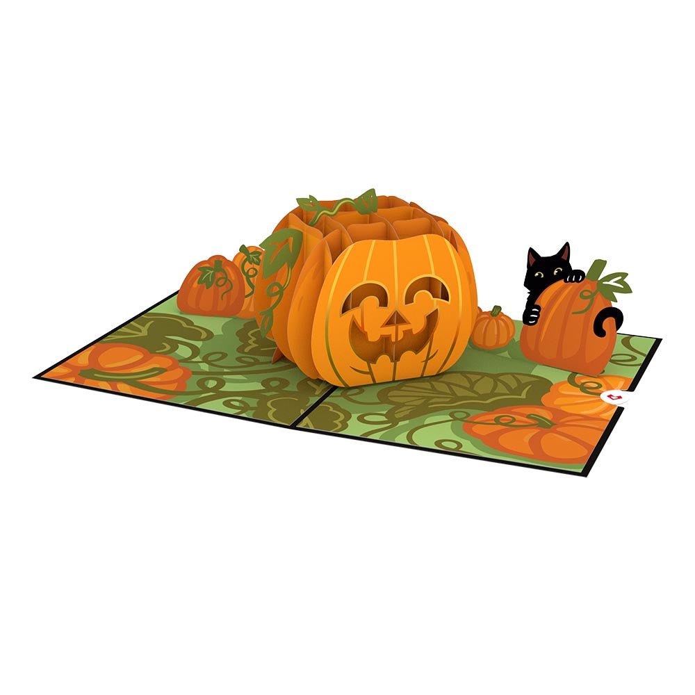 Lovepop - Halloween - Kürbis 3D Pop - Up Karte - Onlineshop für außergewöhnliche Grußkarten und Paper Art - Online kaufen