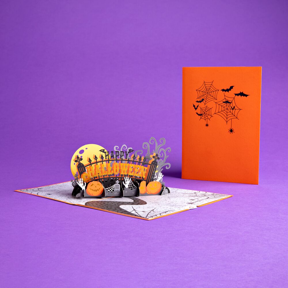 Lovepop - Halloween - Paket 3D Pop - Up Karte + Bouquet Set - Onlineshop für außergewöhnliche Grußkarten und Paper Art - Online kaufen