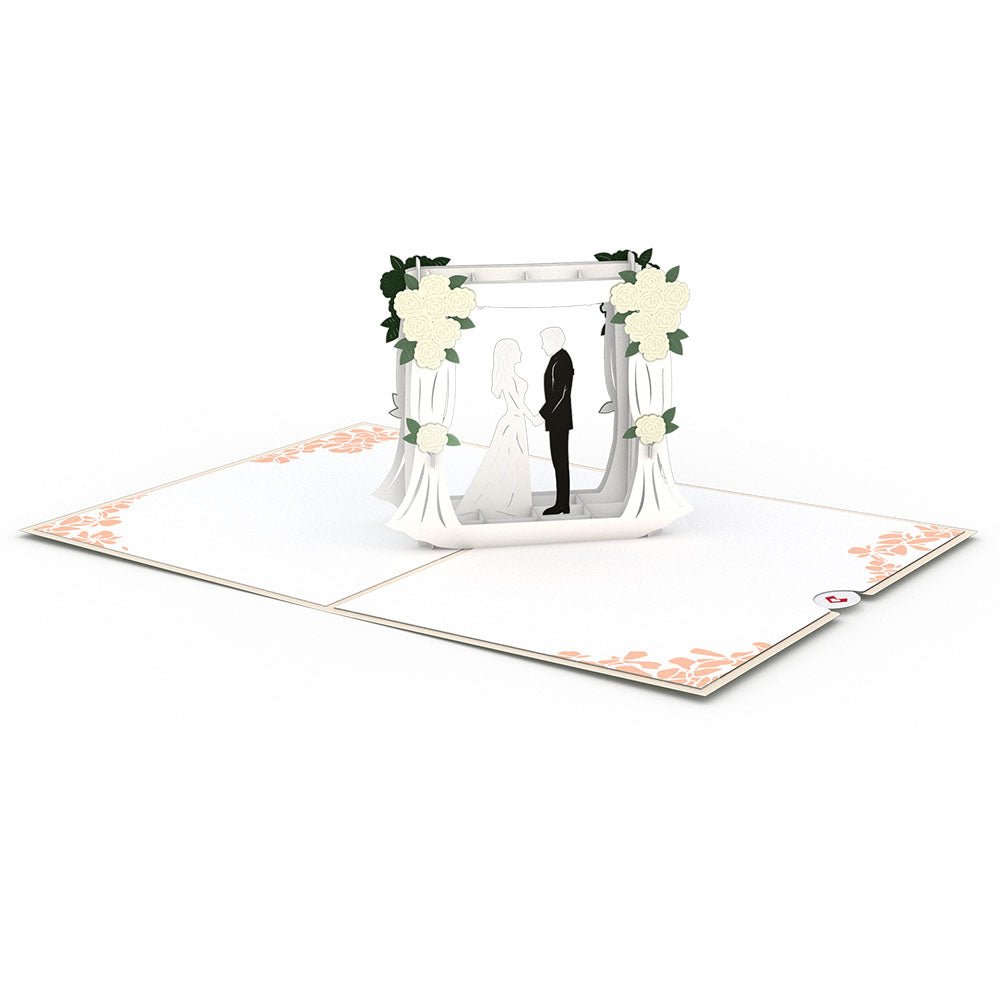 Lovepop - Hochzeitspaar 3D Pop - Up Karte - Onlineshop für außergewöhnliche Grußkarten und Paper Art - Online kaufen