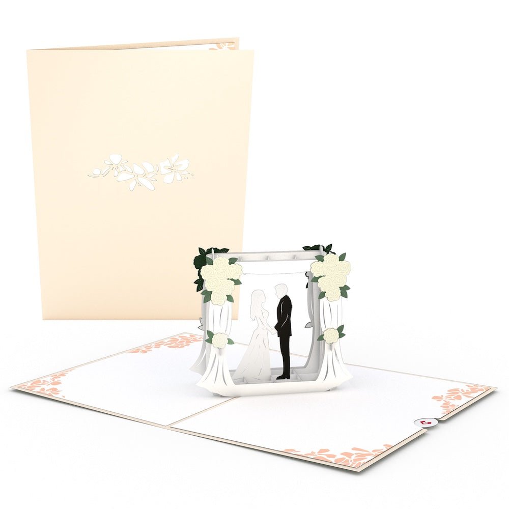 Lovepop - Hochzeitspaar 3D Pop - Up Karte - Onlineshop für außergewöhnliche Grußkarten und Paper Art - Online kaufen