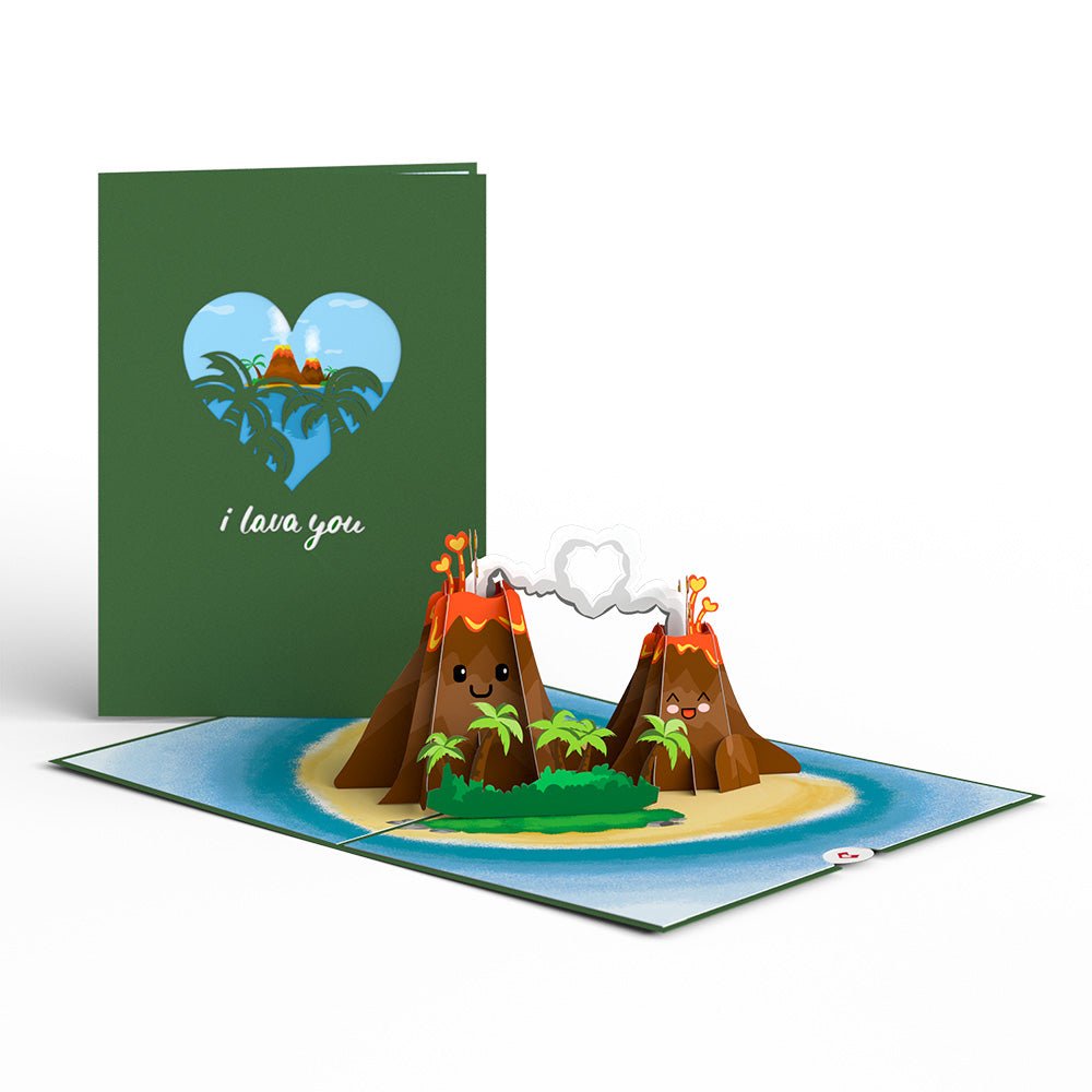 Lovepop - I Lava You 3D Pop - Up Karte - Onlineshop für außergewöhnliche Grußkarten und Paper Art - Online kaufen