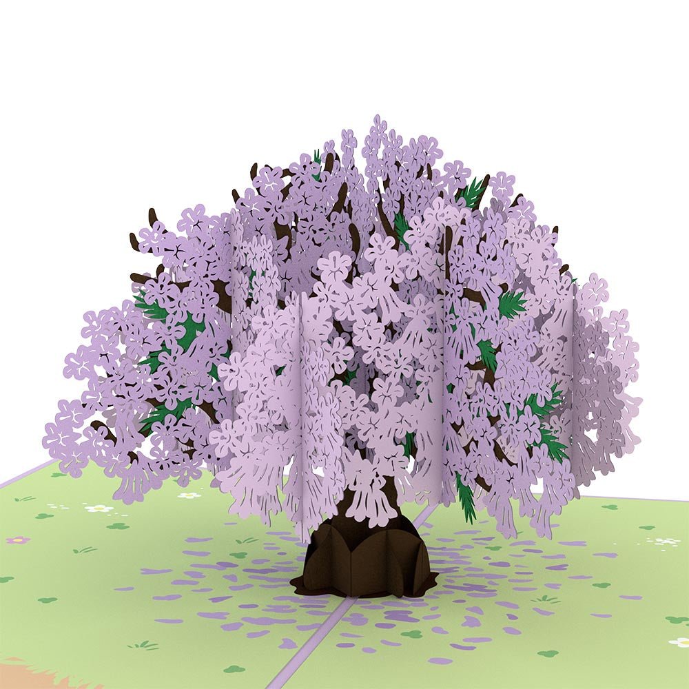 Lovepop - Jacaranda - Baum 3D Pop - Up Karte - Onlineshop für außergewöhnliche Grußkarten und Paper Art - Online kaufen