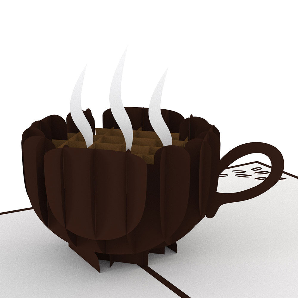 Lovepop - Kaffeetasse 3D Pop - Up Karte - Onlineshop für außergewöhnliche Grußkarten und Paper Art - Online kaufen